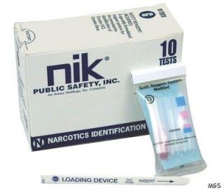 NIK Drug Test Kit   E Marijuana (Box of 10) Narcotics Testing Kit Weed