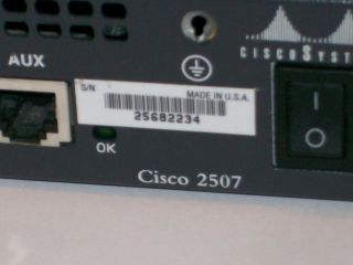 Cisco 2500 2507 Wired Router 16 x Ethernet Tested CCNA