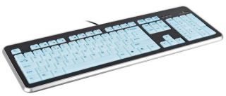 Full Size USB Illuminated Multimedia Keyboard PC Laptop Netbook PS3 UK