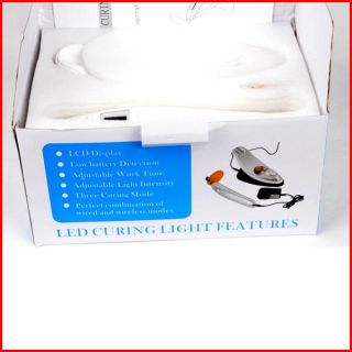 White Dental Wireless Cordless LED Curing Light LAMP1800MW Woodpecker
