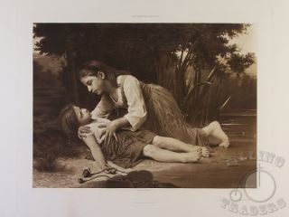 1891 Photogravure Too Impudent by Elizabeth Gardner Bouguereau