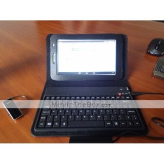 Bluetooth 3.0 QWERTY Keyboard with Case Holder for Samsung Galaxy Tab2