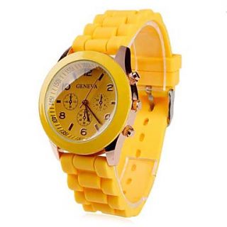 USD $ 4.79   Unisex Plastic Analog Quartz Wrist Watch (Assorted Colors