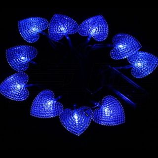 EUR € 22.26   1,5 m 1.5w 10 led azul ligero y dulce en forma de