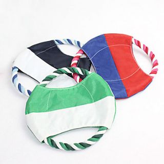 USD $ 11.39   Colorful Rope Made Frisbee for Dogs (Random Color,8 x 8