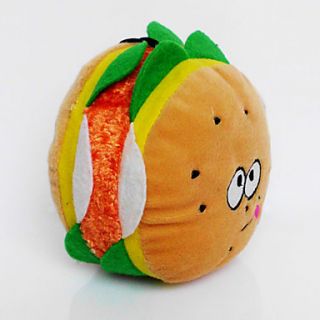 USD $ 3.79   Yummy Hamburger Squeaking Toy for Dogs (11cm, Assorted