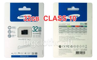  Samsung Class10 Essential Micro SD SDHC 32GB For Galaxy S3 Memory Card