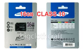 Samsung Flash Class10 Plus SD SDHC 16GB 16g HC Memory Card