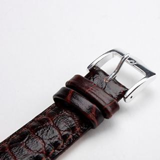 USD $ 2.89   Unisex Genuine Leather Watch Strap 18MM(Brown),