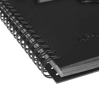 EUR € 11.77   Zwarte Pistool Patroon Cover Notebook (23x17x1.3cm