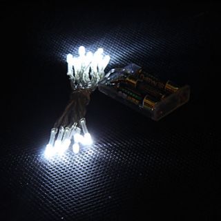 2M 20 LED White Light 2 Mode LED String Fairy Lamp for Christmas (3xAA