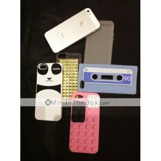 USD $ 6.19   Panda Pattern Hard Case for iPhone 5,