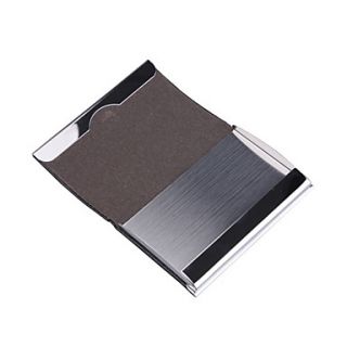 USD $ 5.99   Black Leather Cover Card Case Business Card Holder,