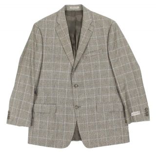 Polo Ralph Lauren Black Wool Cashmere Suit 43 L New