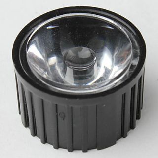 USD $ 0.99   20mm 25° Optical Glass Lens with Frame for Flashlight