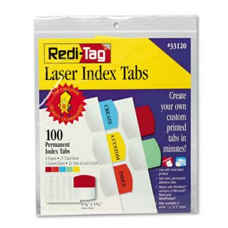 Laser Printer Index Tab Notebook Dividers 5 Tab Color