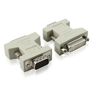 EUR € 5.60   DVI 24 +5 fêmea para adaptador VGA Masculino, Frete