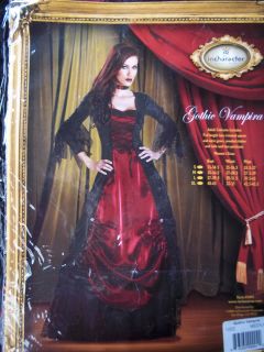 Incharacter Girls Women Lady Gothic Vampire Dracula Halloween Costume
