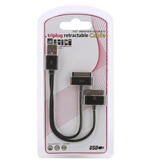 USD $ 2.99   USB to 30 Pin Dock Connector and Samsung Galaxy Tab Cable