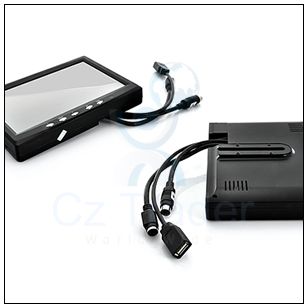 inch Touchscreen LCD Monitor Screen w AV VGA in Car Entertainment PC