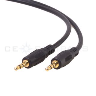 30ft 1 8 3 5mm Stereo Audio Extension Patch Cable Plug Mini Jack M M