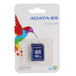 EUR € 34.86   32GB ADATA Class 4 SD SDHC geheugenkaart, Gratis