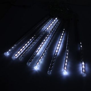 30 centímetros Festival decoração em branco Meteoro Luzes LED chuva