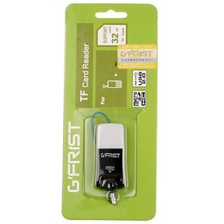 USD $ 0.89   USB 2.0 MicroSDHC MicroSD TF Card Reader (Up to 32GB