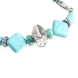 EUR € 2.38   Kleine Ruit Shape Turquoise armband, Gratis Verzending