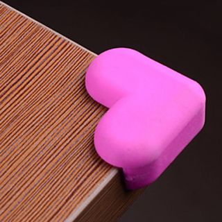 USD $ 4.39   Heart Shaped Desk Corner Bumper(4Pcs),