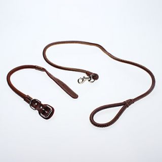 USD $ 22.79   Fashionable Leather Collar with Leash for Dogs(Neck 30