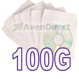  White Paper Sleeve Window Flap CD DVD SHIP FedEx Ground Fast