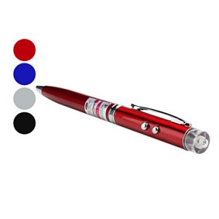 USD $ 1.99   3 in 1 Ball Pen with 2 Mode White Light and 5mW Red Laser