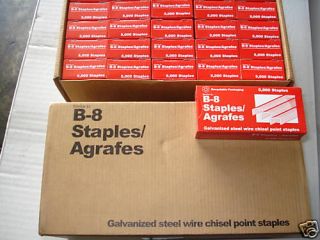 B8 Staples Carton 25 Boxes 125 000 Staples