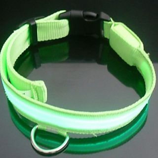  Nacht Sicherheits LED Hundehalsband (40 50cm, farbig sortiert