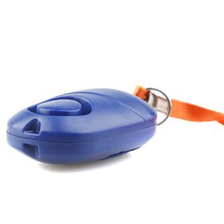 Mini 60dB Personal Security Alarm with White Light Flashlight (3*LR44