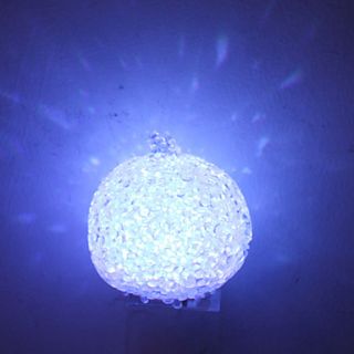 Novidade abóbora estilo colorido Crystal Light lâmpada LED Night