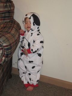 Baby Toddler Dalmation Puppy Dog Costume Medium Outfit