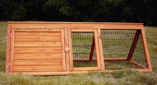 How to Build A Rabbit Hutch Run Cage Instructions Plans