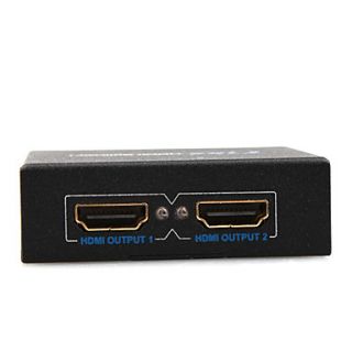 USD $ 48.99   1x2 HDMI V1.3 Standard 2 Output Splitter,