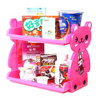 USD $ 4.49   Cartoon Double Bunk Storage Rack(Random Color),