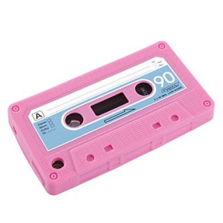 USD $ 3.49   Cassette Style Silicon Case for iPhone 3 (Rose Pink