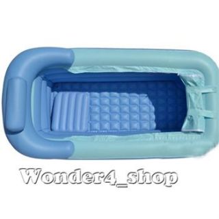  PVC folding Portable bathtub inflatable bath tub Air Pump Express ship