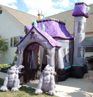 GEMMY AIRBLOWN INFLATABLE Halloween HAUNTED MANSION House Castle