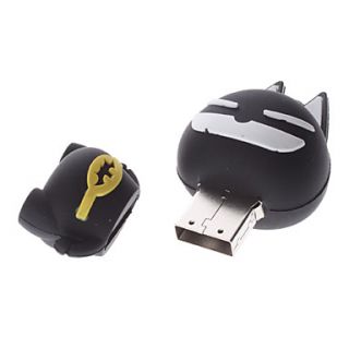 USD $ 15.49   16GB Black Cat Sir USB 2.0 Flash Drive,