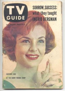 18 1961 TV Guide Ingrid Bergman Marjorie Lord
