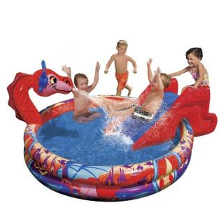  Splash Dragon Inflatable Pool Slide Yard Water Structure