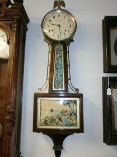 Ingraham Clock Co Treasure Island Banjo Clock