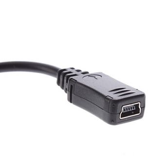 USD $ 2.49   Mini USB Female to Dock Male Adapter Cable,