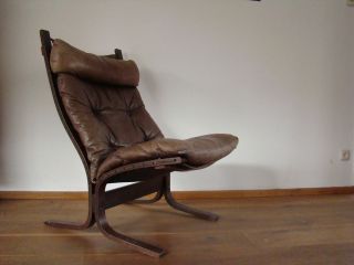 Scandinavian 1970s Ingmar Relling Siesta Rosewood Leather Easy Chair